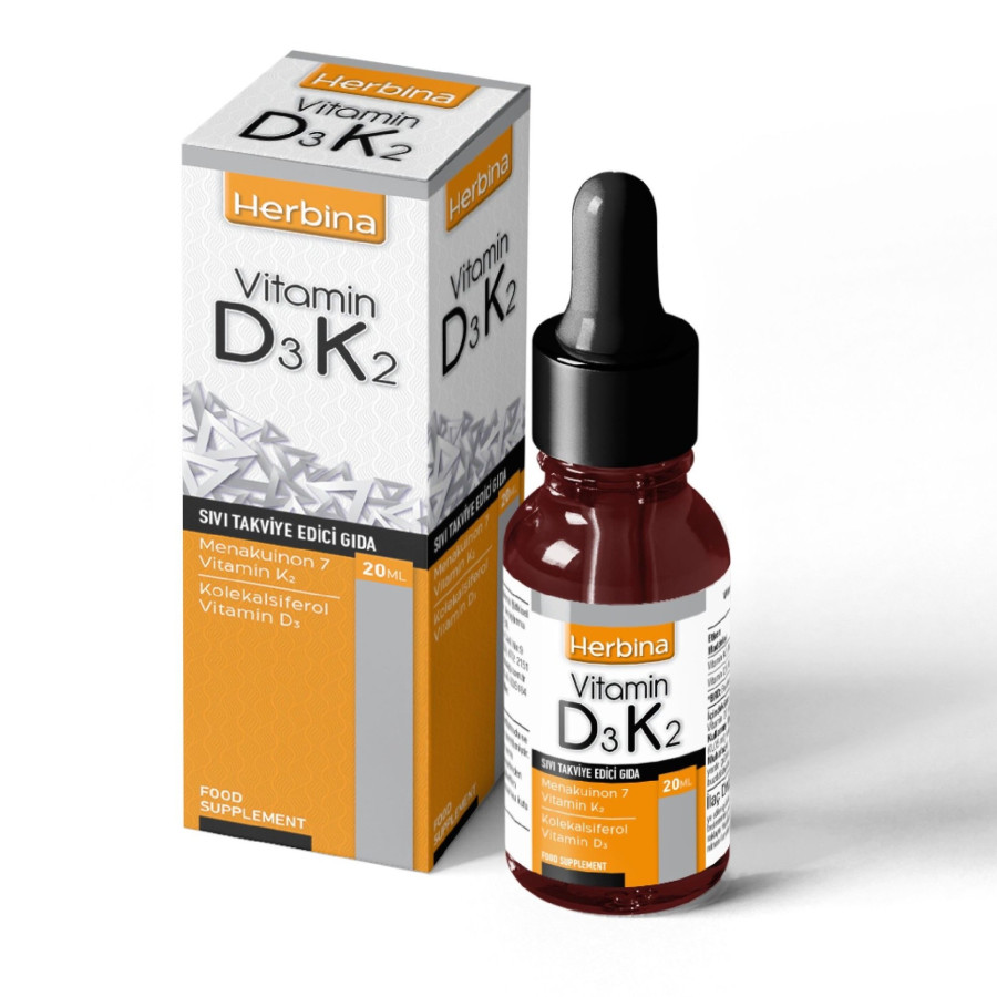 Herbina D3 K2 Vitamini Damla 20 ml