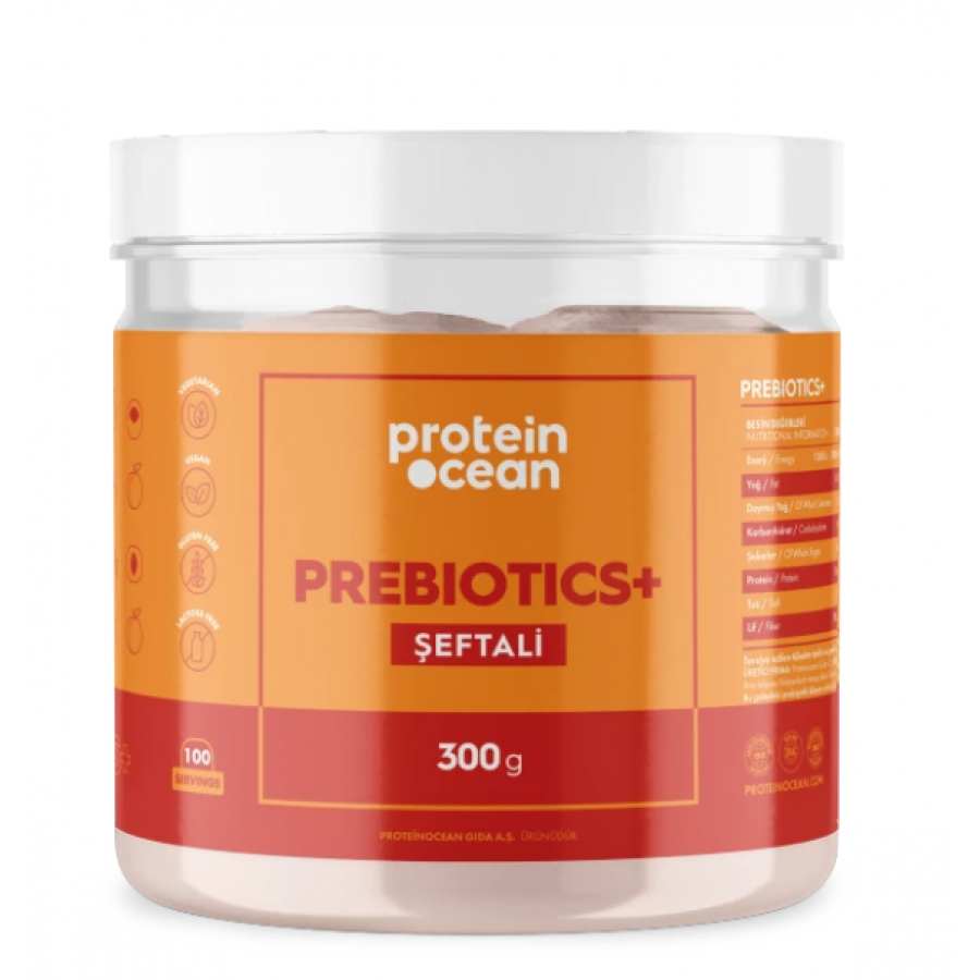 PROTEINOCEAN PREBIOTICS+ ŞEFTALİ AROMALI 300 GR