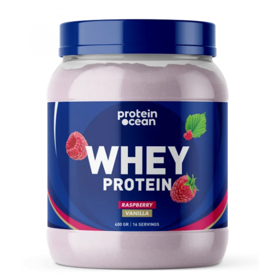 PROTEINOCEAN WHEY PROTEIN 400 GR RASPBERRY VANILLIA