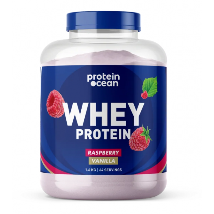 PROTEINOCEAN WHEY PROTEIN 1.6 KG RASPBERRY VANILLIA